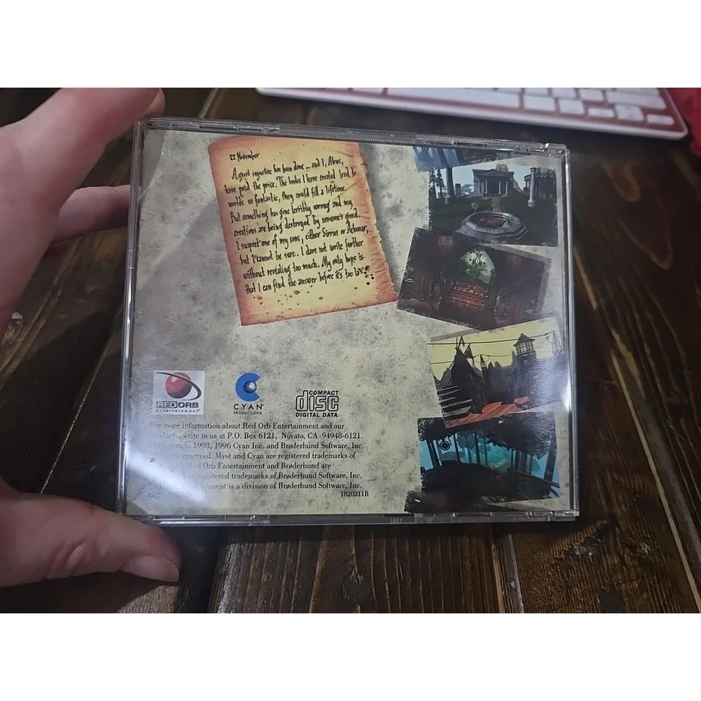 Myst Windows User Manual The Surrealistic Adventure PC Game CD ROM w Insert